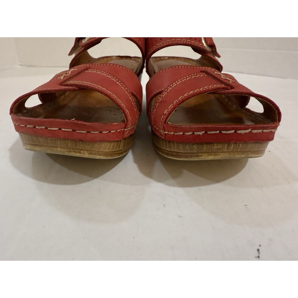 V Italia Mica Natural Genuine Leather Slide on Extra Light Wedge Size 38 - Picture 9 of 9